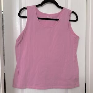 D & co pink tank top size M